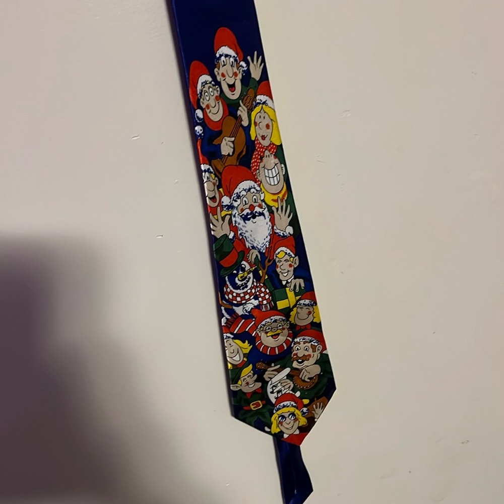 Christmas Men's Tie 100% Christmas office party